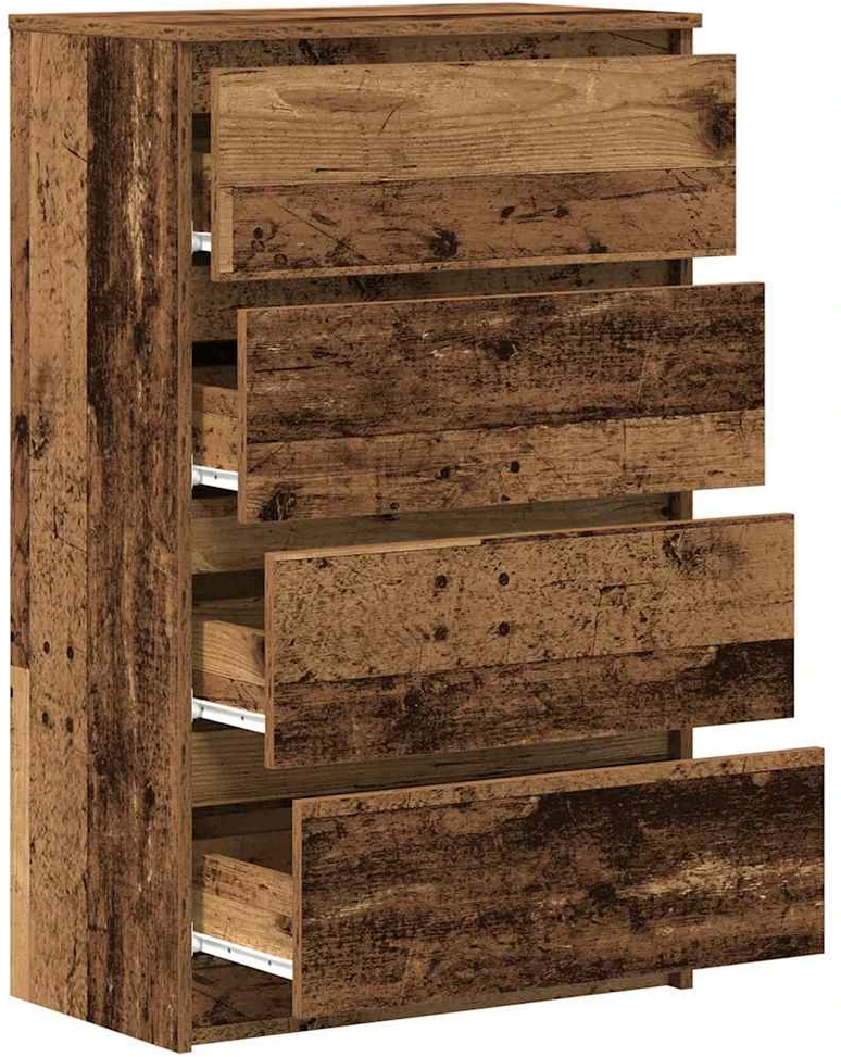 Komoda, senos medienos, 60x35x98,5 cm, inžinerinė mediena