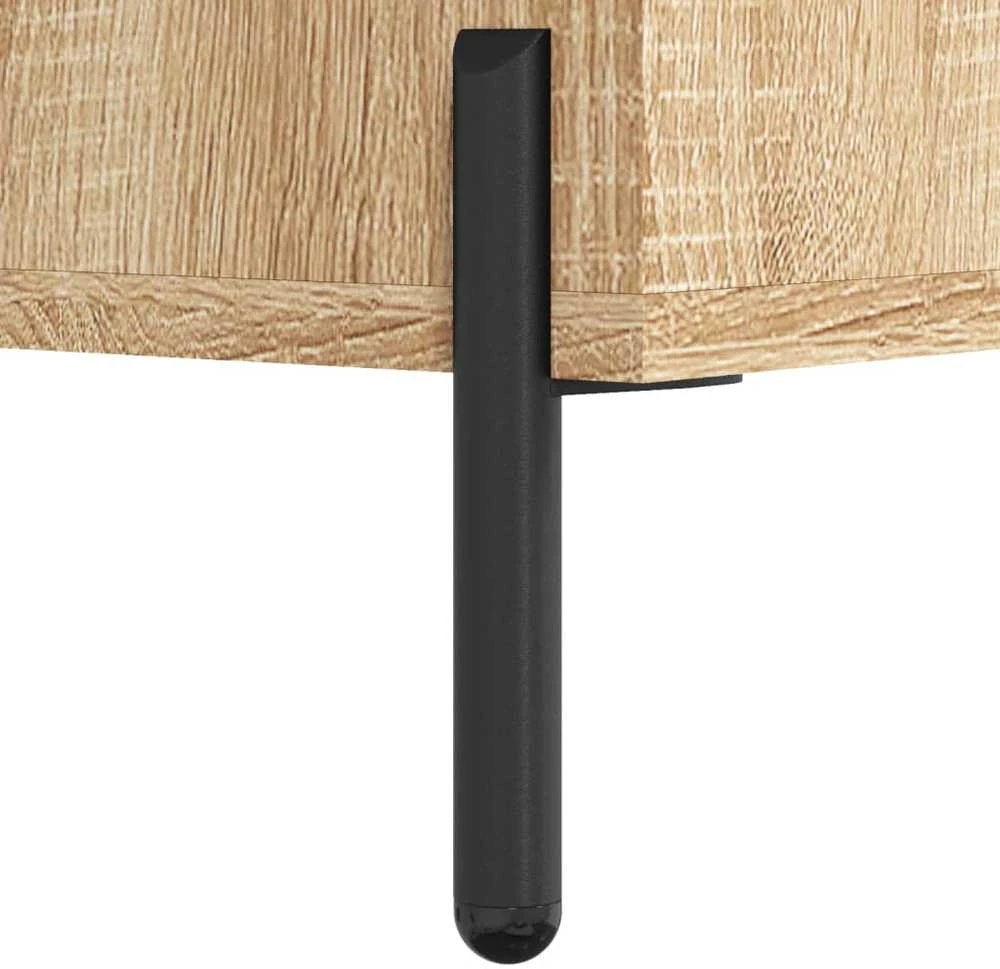 Komoda, sonoma ąžuolo spalvos, 34,5x34x180cm, apdirbta mediena