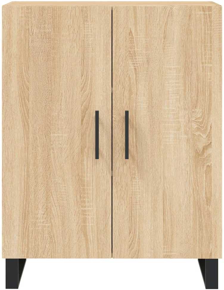 Komoda, sonoma ąžuolo spalvos, 69,5x34x180cm, apdirbta mediena