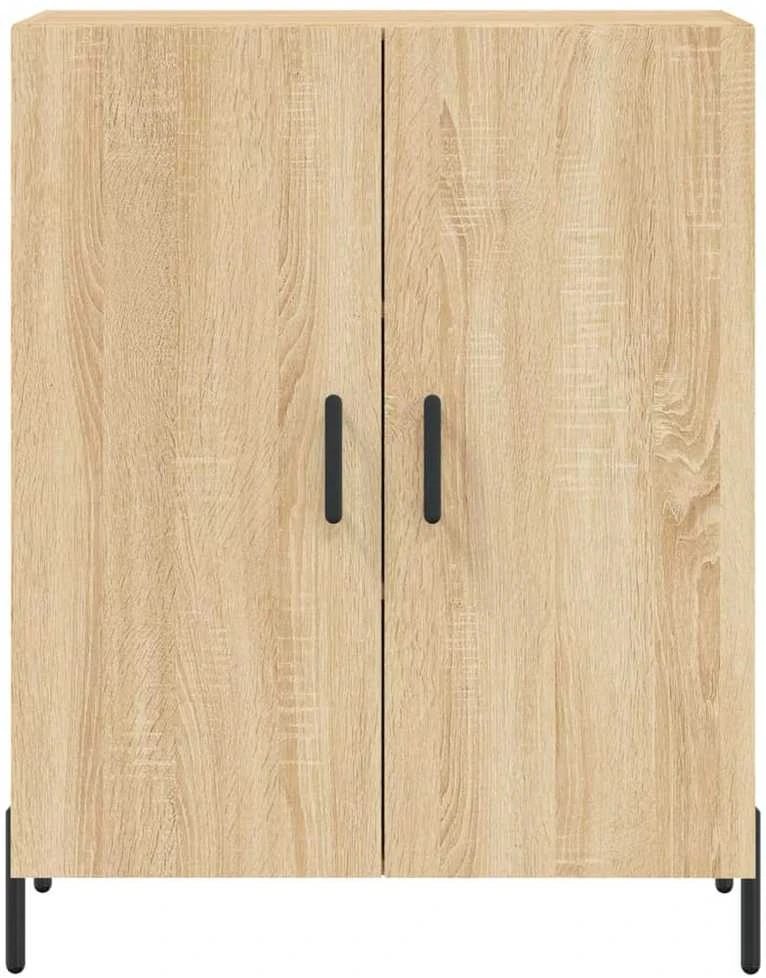 Komoda, sonoma ąžuolo spalvos, 69,5x34x180cm, apdirbta mediena