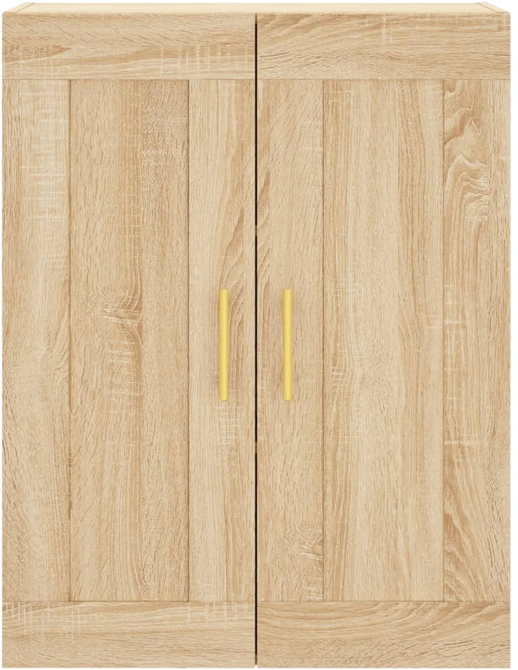 Komoda, sonoma ąžuolo spalvos, 69,5x34x180cm, apdirbta mediena