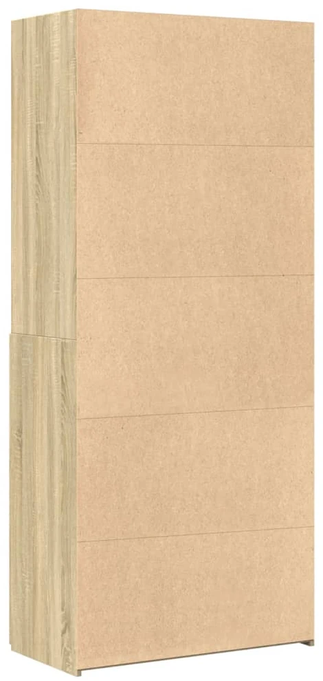 Komoda, sonoma ąžuolo spalvos, 80x42,5x185cm, apdirbta mediena