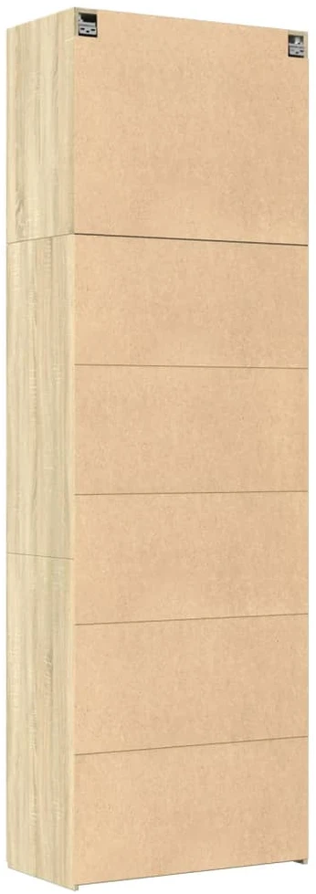 Komoda, sonoma ąžuolo spalvos, 80x42,5x249cm, apdirbta mediena