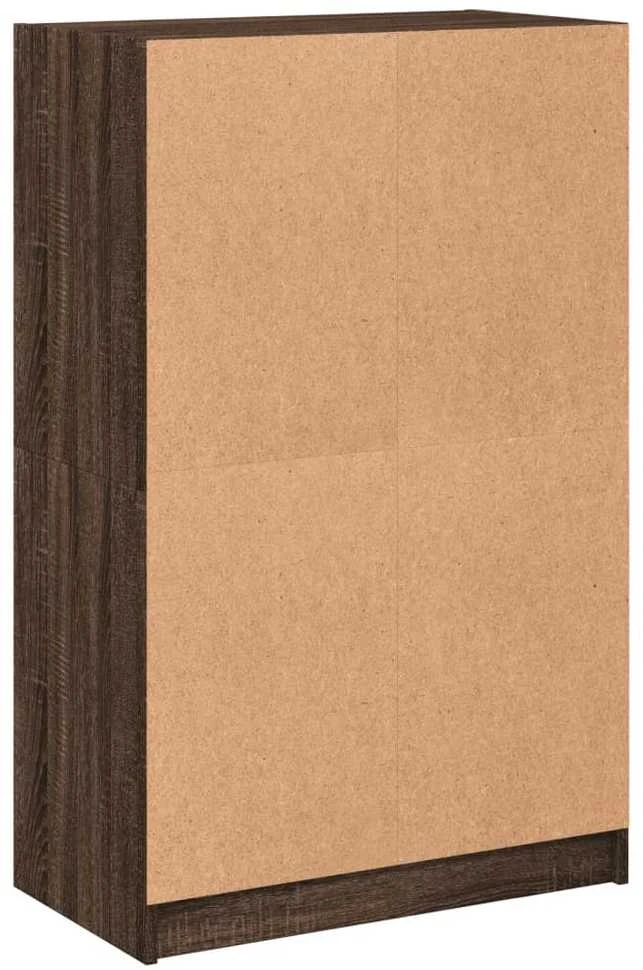 Komoda su durelėmis, ruda ąžuolo, 68x37x109cm, mediena