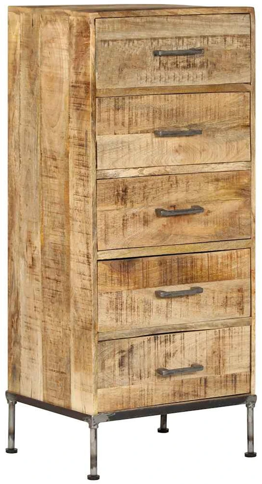 Komoda su stalčiais, 45x35x106cm, mango medienos masyvas