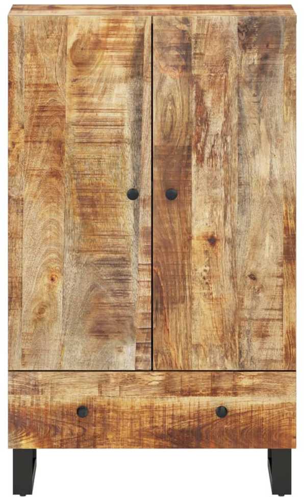 Komoda su stalčiumi, 60x33x100cm, mango masyvas ir geležis