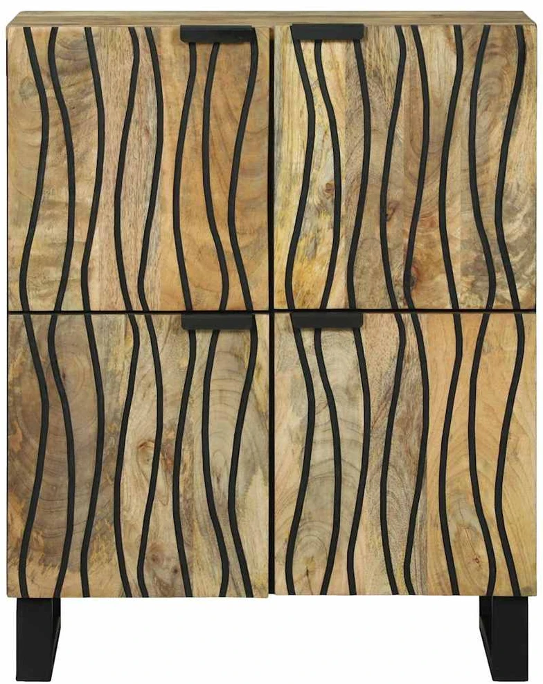Komodas Ruda 60 x 33 x 75 cm mango medienos masyvas