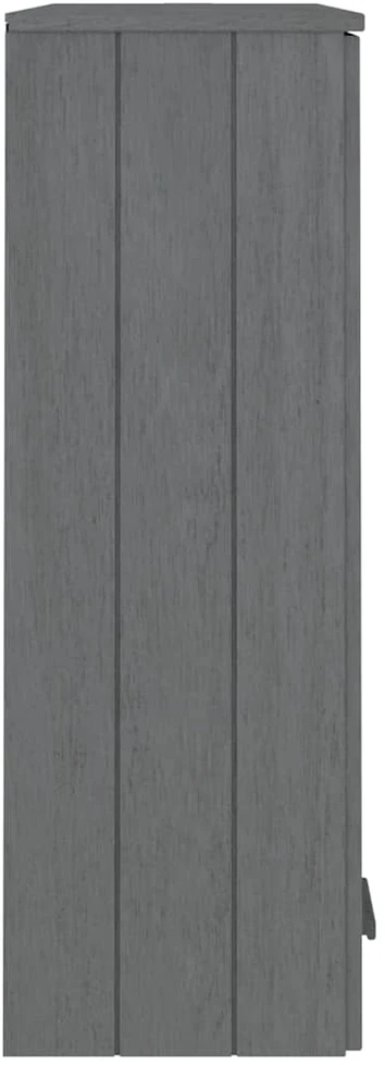Komodos viršus HAMAR, tamsiai pilkas, 85x35x100cm, pušis