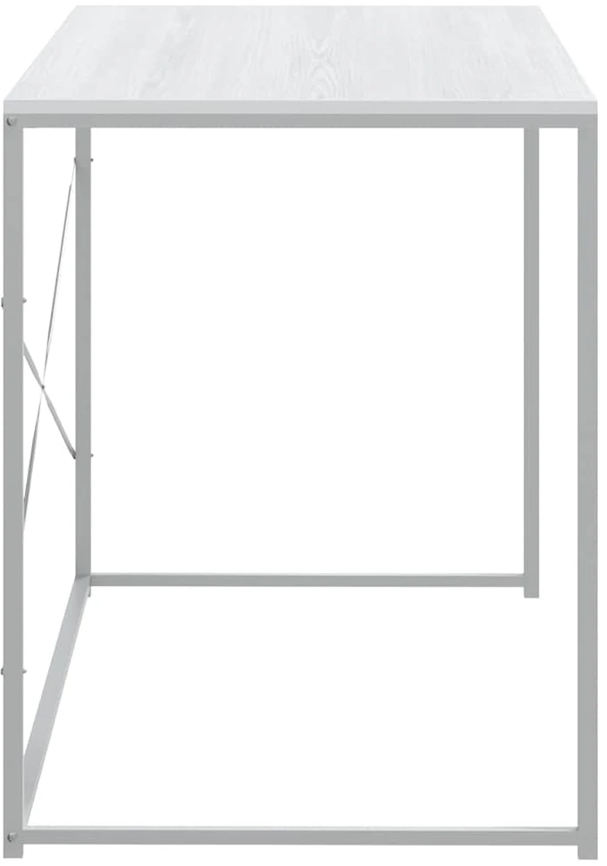 Kompiuterio stalas, baltas, 110x60x70cm, apdirbta mediena