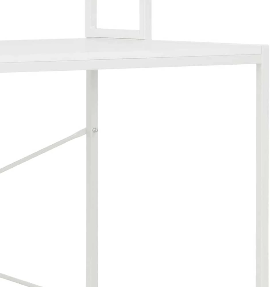 Kompiuterio stalas, baltas, 120x60x138cm