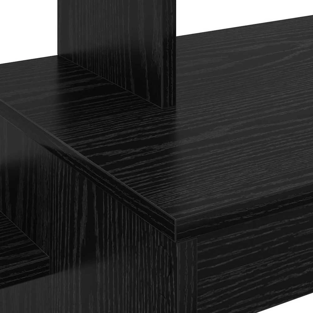 Stalas Juodas ąžuolas Apdirbta mediena 100 x 40 x 90 cm