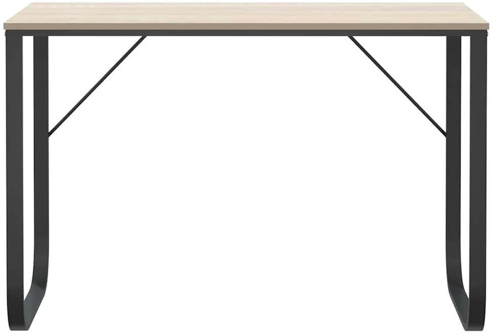 Kompiuterio stalas, juodos ir ąžuolo spalvos, 110x60x73cm, MDP
