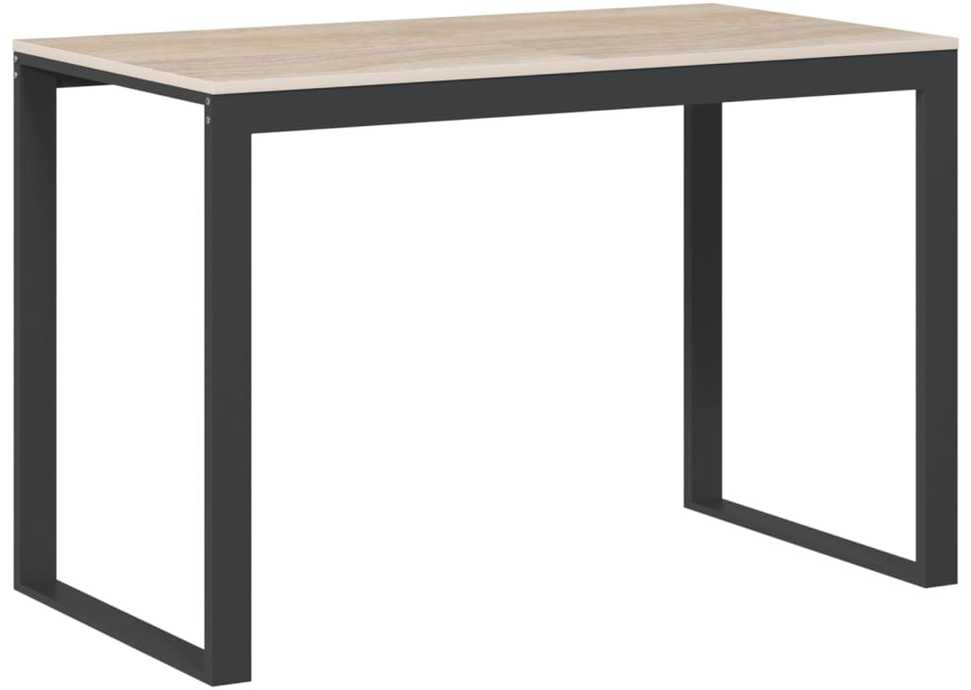 Kompiuterio stalas, juodos ir ąžuolo spalvos, 110x60x73cm, MDP
