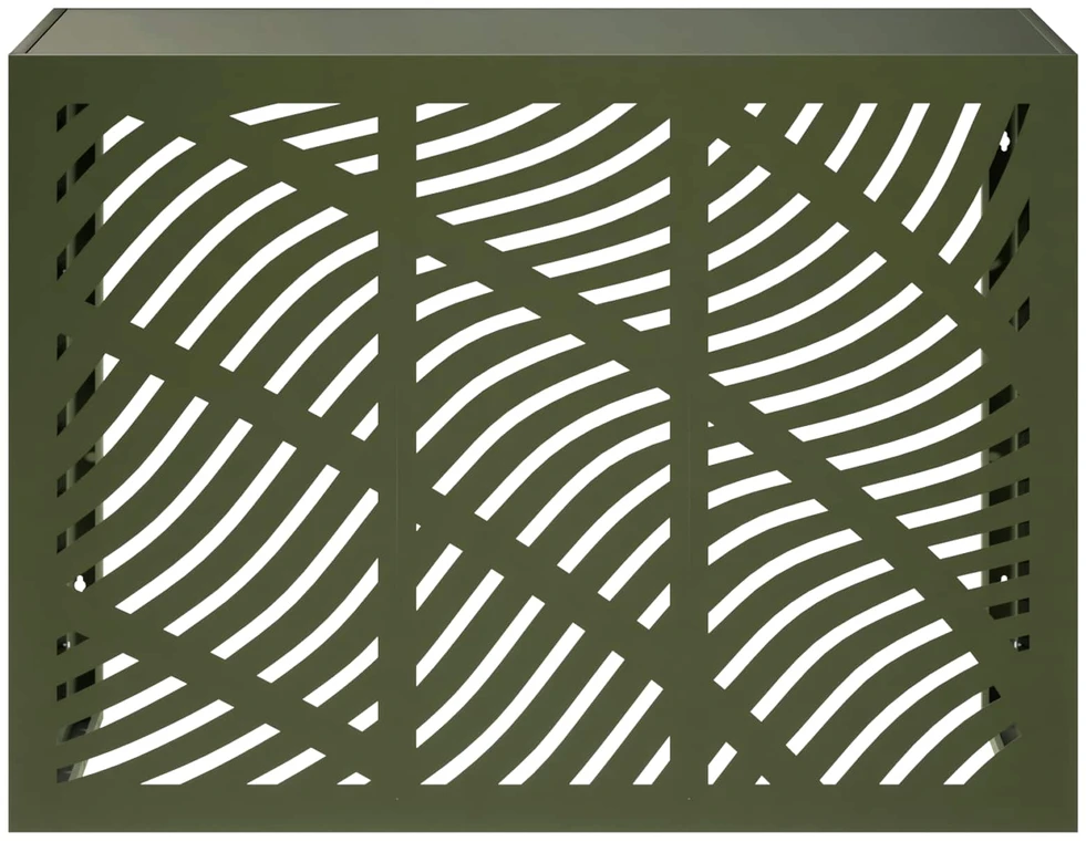 Kondicionierių uždangalas Alyvuogių žalia 110 x 50 x 80 cm