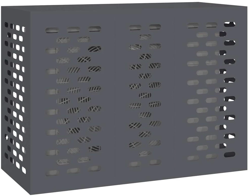 Kondicionierių uždangalas Antracito 110 x 50 x 80 cm Plienas