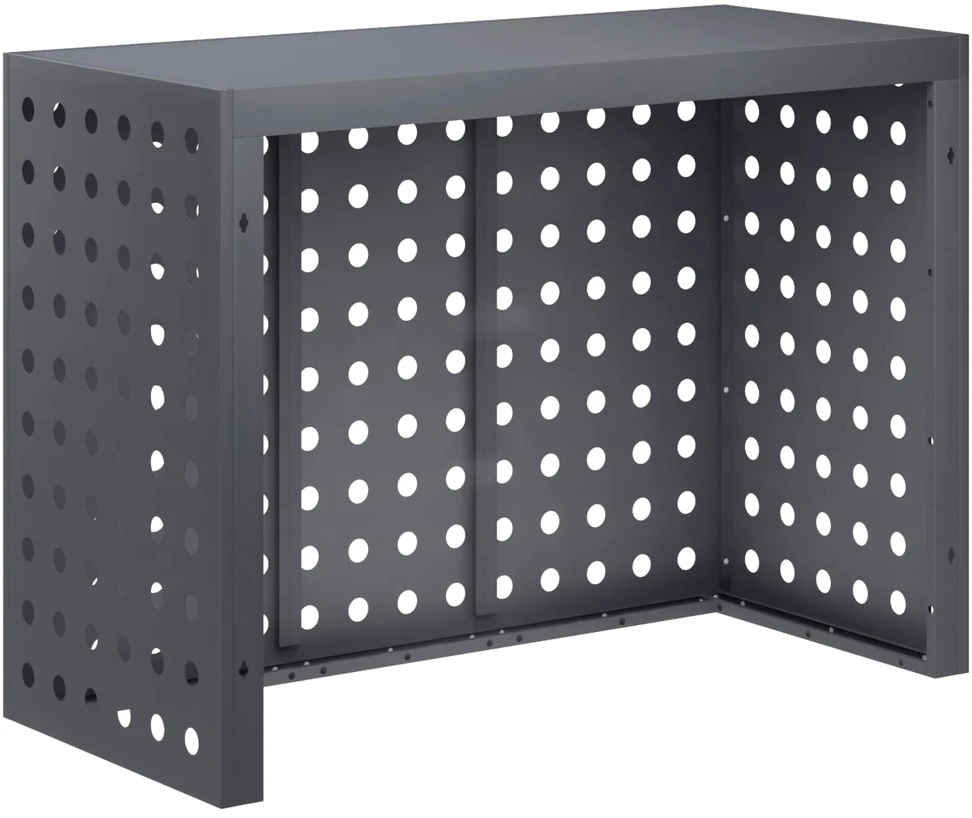 Kondicionierių uždangalas Antracito 110 x 50 x 80 cm Plienas