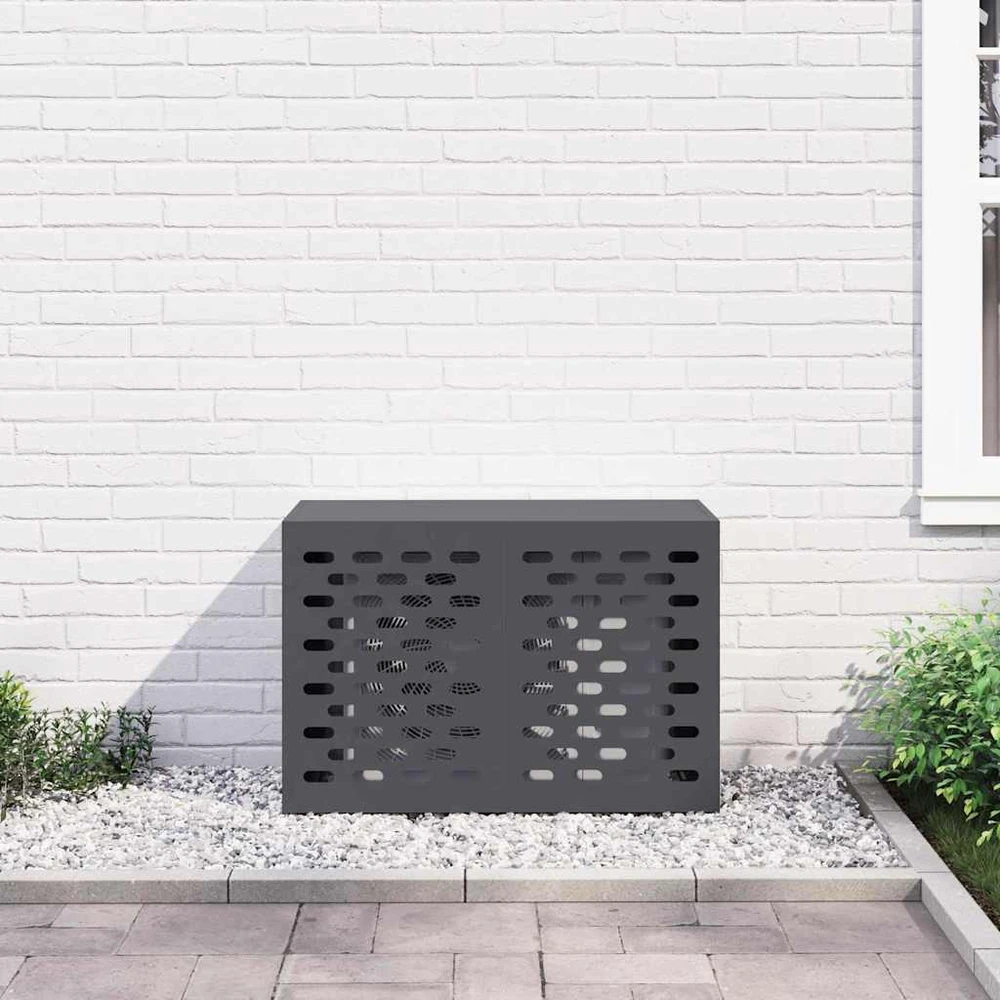 Kondicionierių uždangalas Antracito 90 x 40 x 60 cm Plienas