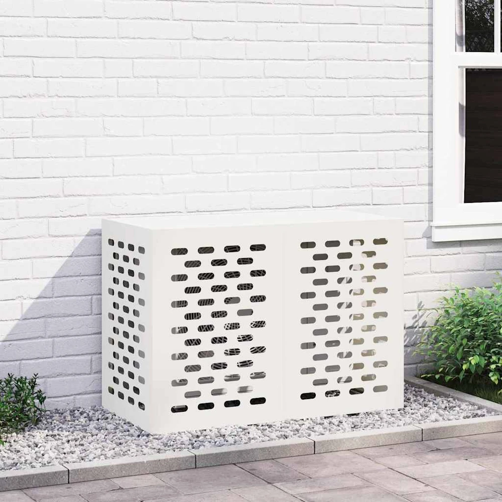 Kondicionierių uždangalas Balta 100 x 50 x 70 cm Plienas