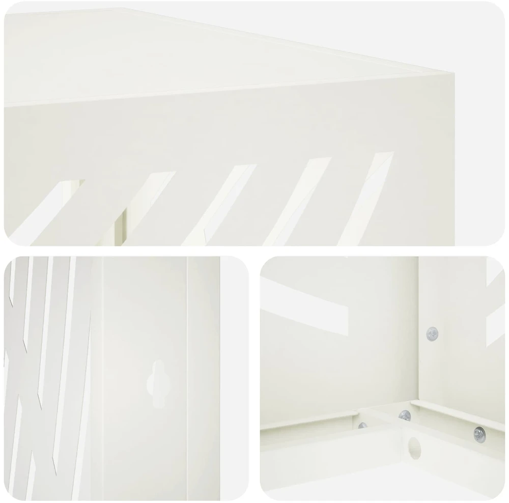 Kondicionierių uždangalas Balta 110 x 50 x 80 cm Plienas