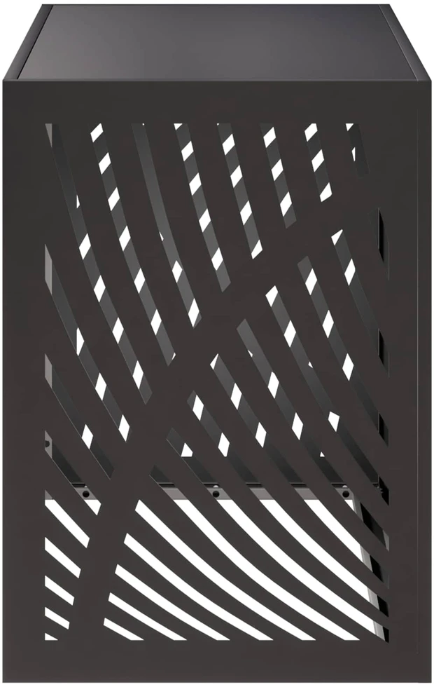 Kondicionierių uždangalas Juoda 100 x 50 x 70 cm Plienas