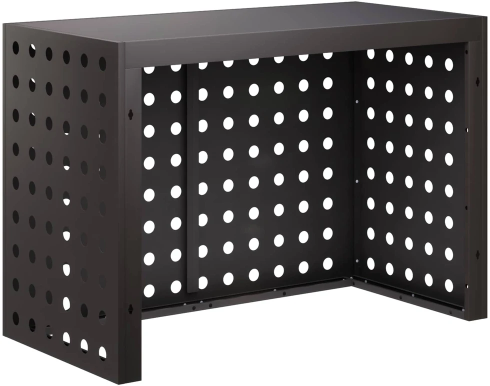 Kondicionierių uždangalas Juoda 100 x 50 x 70 cm Plienas