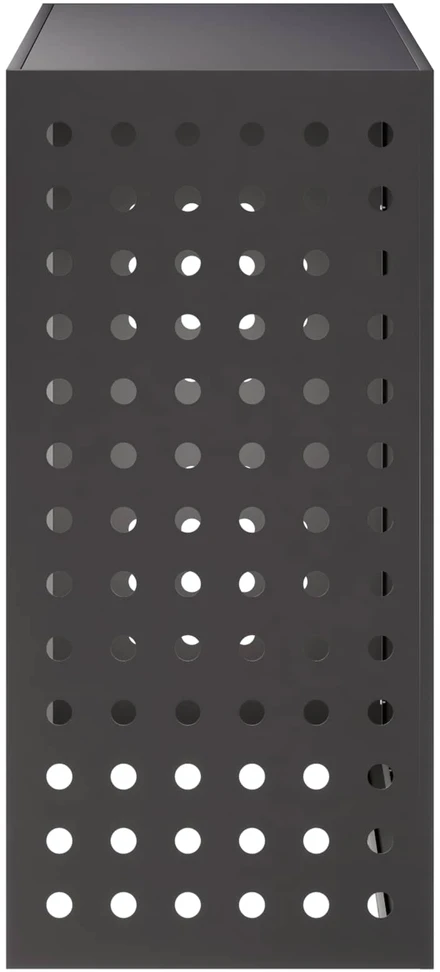 Kondicionierių uždangalas Juoda 110 x 50 x 105 cm Plienas