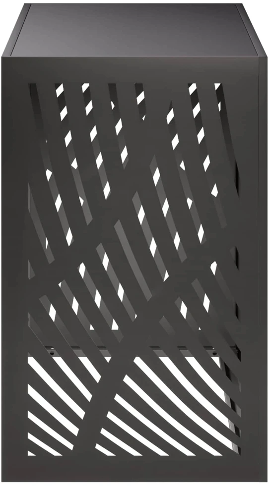 Kondicionierių uždangalas Juoda 110 x 50 x 80 cm Plienas