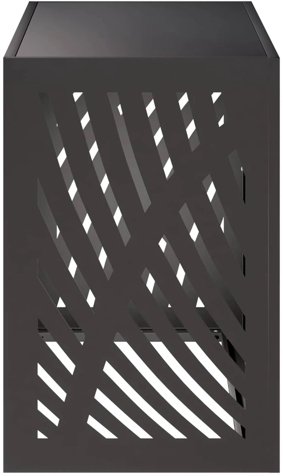 Kondicionierių uždangalas Juoda 90 x 40 x 60 cm Plienas