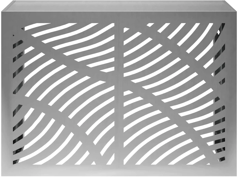 Kondicionierių uždangalas Sidabrinė 100 x 50 x 70 cm