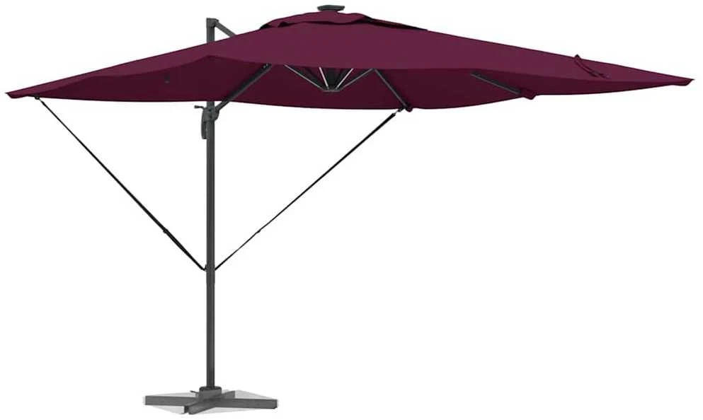 Skėtis nuo saulės Bordo raudona 286 x 284 x 270 cm