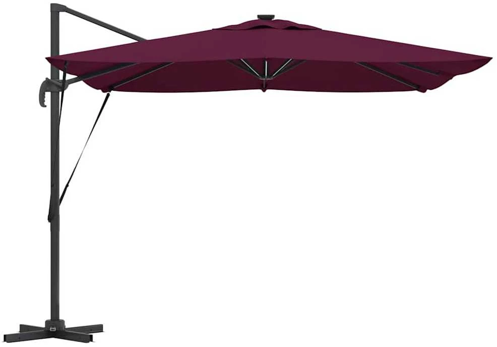 Skėtis nuo saulės Bordo raudona 286 x 284 x 270 cm