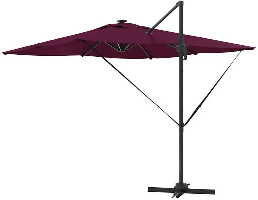 Skėtis nuo saulės Bordo raudona 286 x 284 x 270 cm