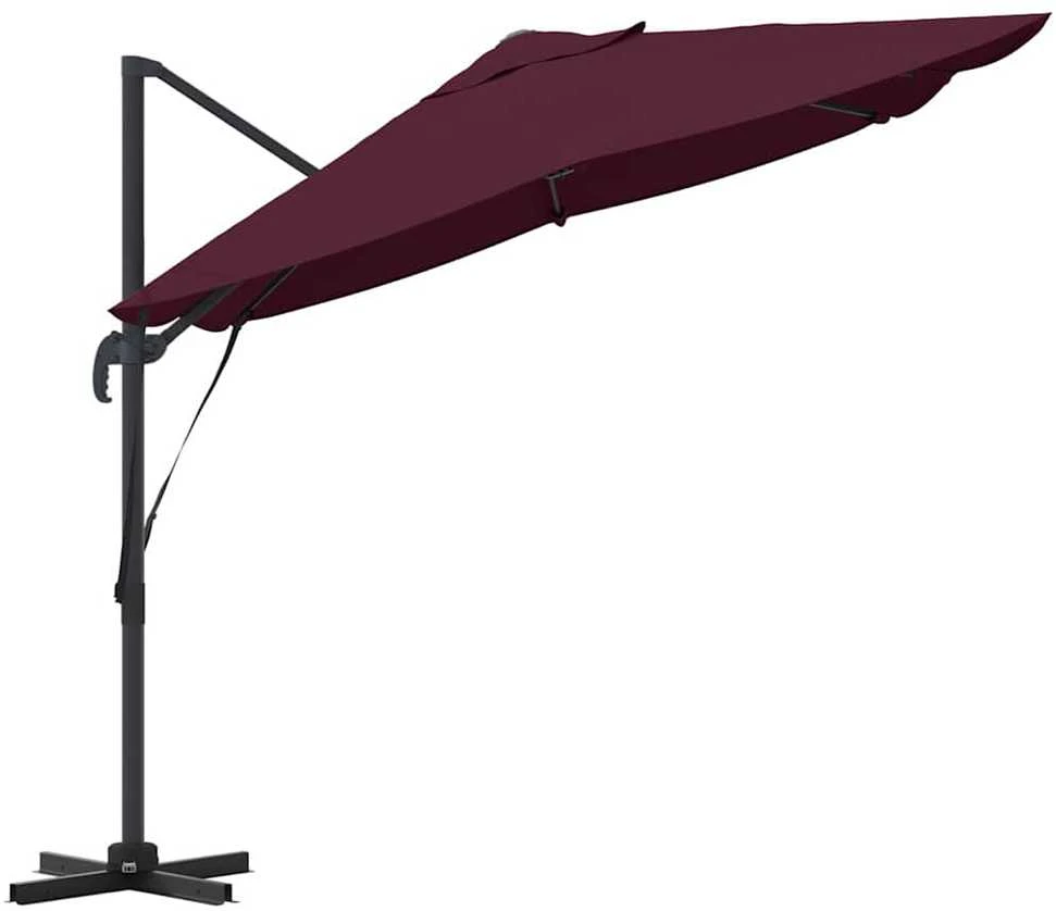 Skėtis nuo saulės 351 x 250 x 260 cm Poliesteris ir aliuminis