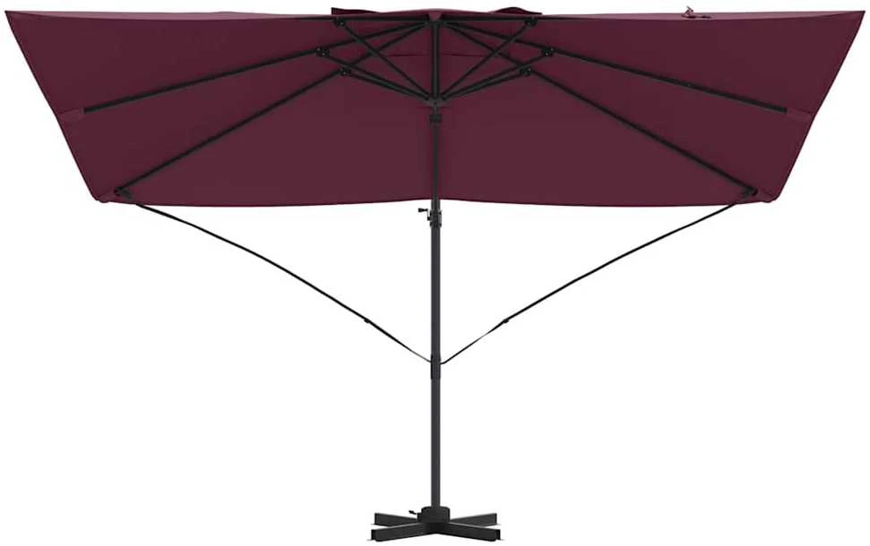 Skėtis nuo saulės 351 x 250 x 260 cm Poliesteris ir aliuminis
