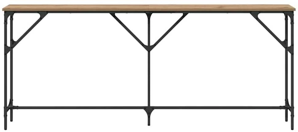 Konsolinis stalas artisano ąžuolo 180 x 23 x 75 cm