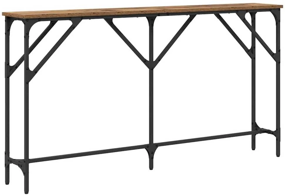 Konsolinis stalas Senovinis medis 140 x 23 x 75 cm
