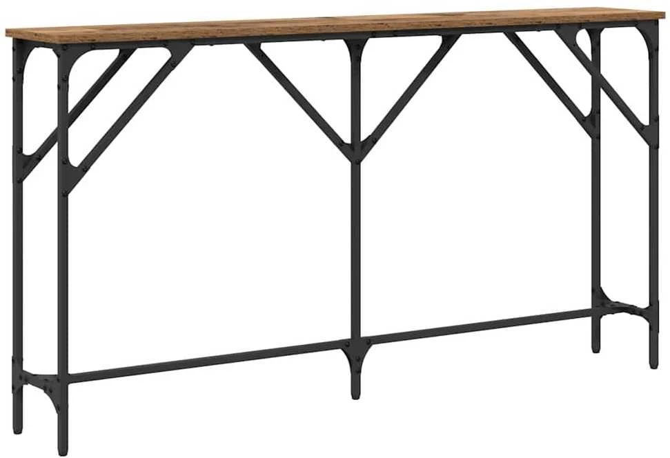 Konsolinis stalas Senovinis medis 140 x 23 x 75 cm