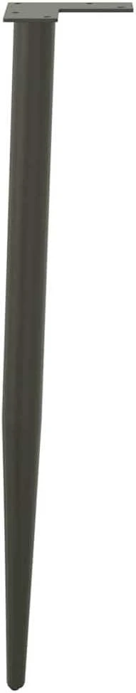 Kavos staliuko kojelės, 4 vnt., antracito, 72-73cm, plienas