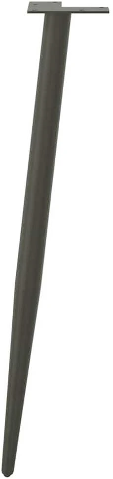 Kavos staliuko kojelės, 4 vnt., antracito, 72-73cm, plienas
