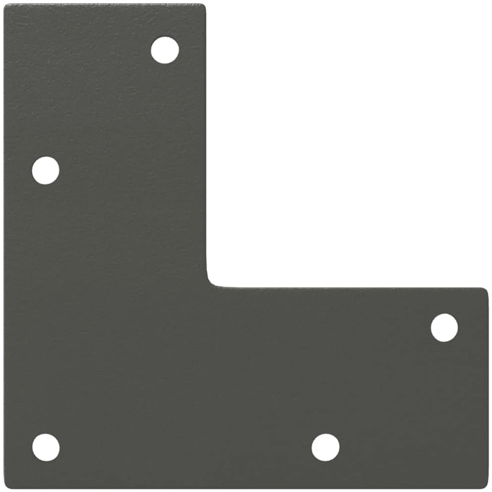 Kavos staliuko kojelės, 4 vnt., antracito, 72-73cm, plienas