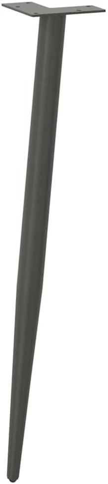 Kavos staliuko kojelės, 4 vnt., antracito, 72-73cm, plienas