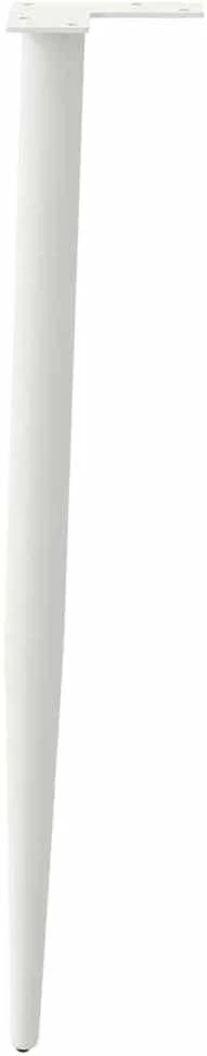 Kavos staliuko kojelės, 4 vnt., balta, 72-73cm, plienas