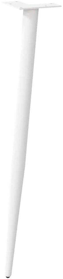 Kavos staliuko kojelės, 4 vnt., balta, 72-73cm, plienas