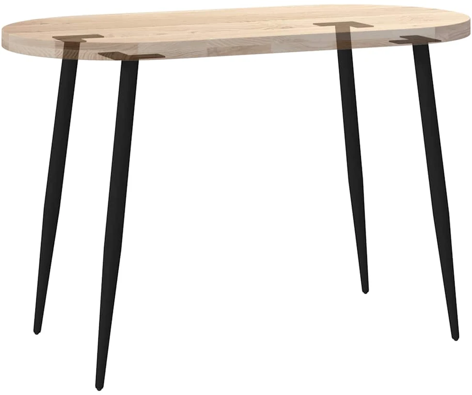 Kavos staliuko kojelės, 4 vnt., juoda, 72-73cm, plienas