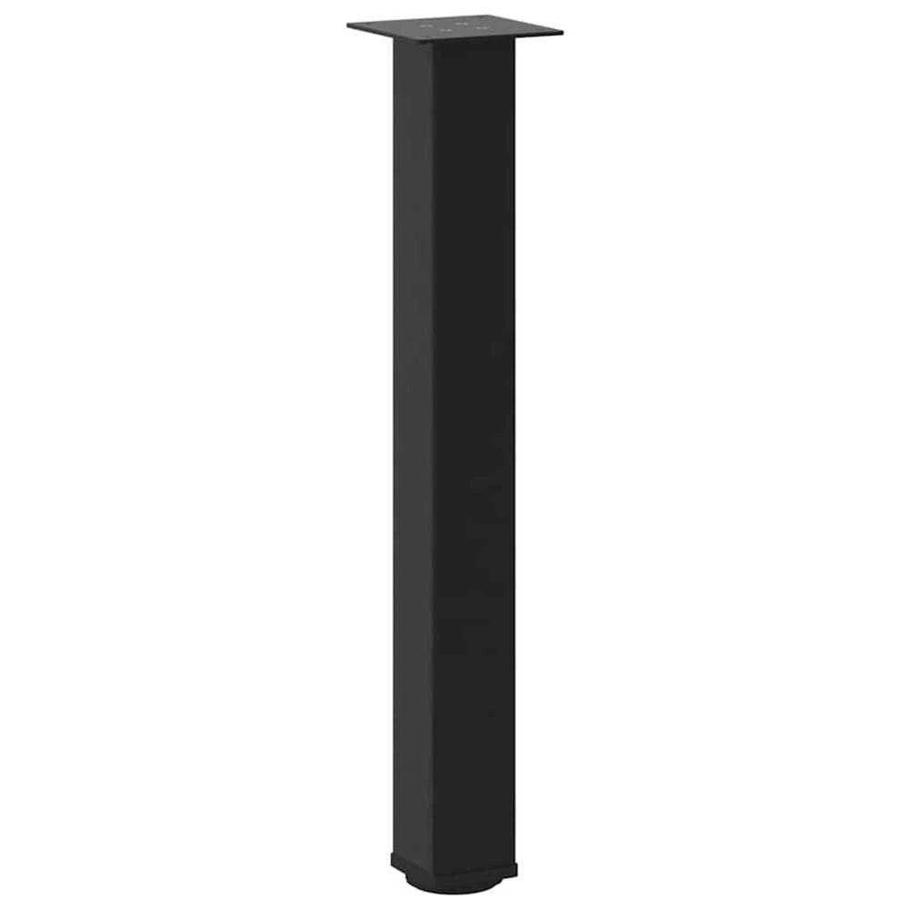 Konsolinio stalo kojelės, 4 vnt., juodos, 72-74 cm, plienas
