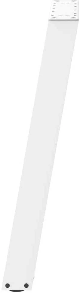 Konsolinio stalo kojelės, U formos, 2 vnt., baltos, 38x(72-73) cm, plienas