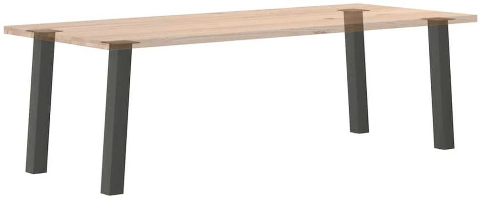 Konsolinio stalo kojos, 4 vnt., antracito spalvos, 72 cm, plienas