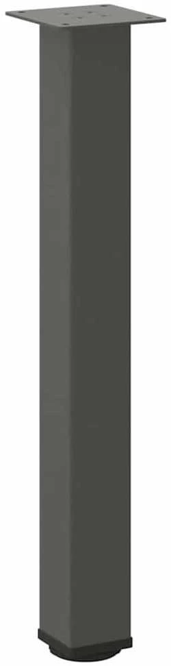 Konsolinio stalo kojos, 4 vnt., antracito spalvos, 72-74 cm, plienas