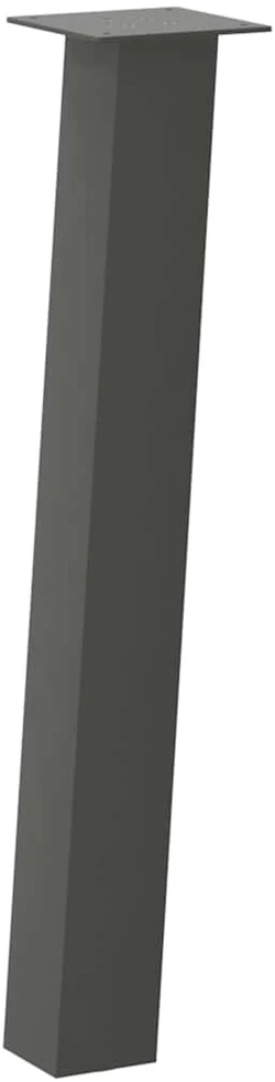 Konsolinio stalo kojos, 4 vnt., antracito spalvos, 72 cm, plienas