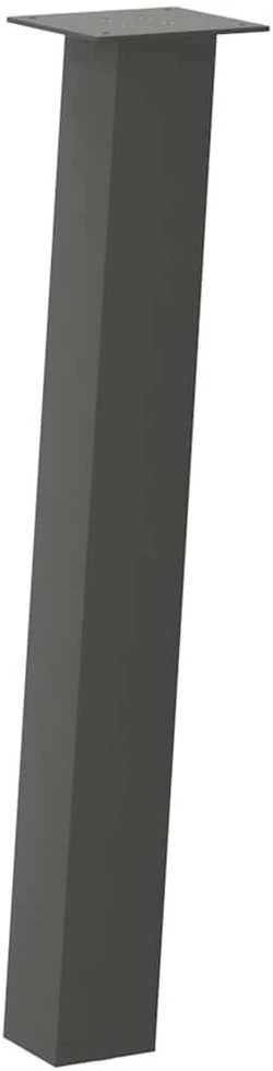 Konsolinio stalo kojos, 4 vnt., antracito spalvos, 72 cm, plienas